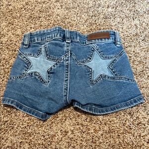 Rock & Roll Cowgirl Blue Star Jean Shorts
